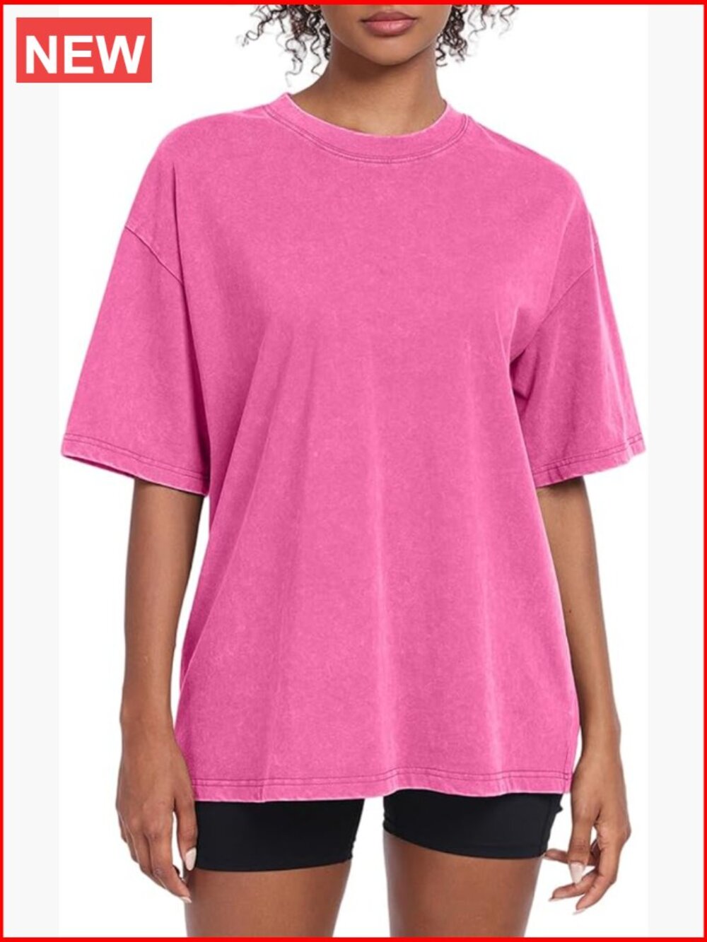 Washed Vintage Oversized T-Shirt Baggy Workout Cotton T-Shirt Streetwear